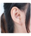 Gold Plate Pearl Ball Stud Earring STS-3368-GP